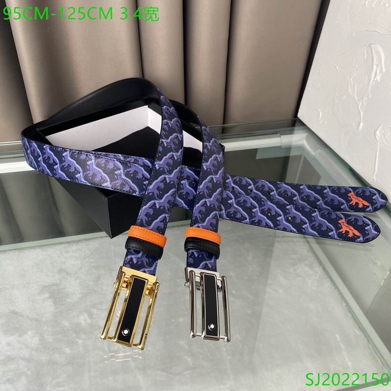 Montblanc Belt 34mmX95-125CM 7D28